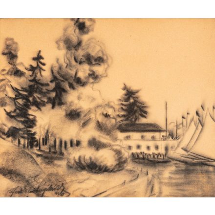 Farkasházy Miklós: Kikötő, 1926