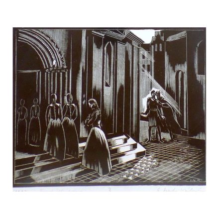 Gáborjáni Szabó Kálmán: Faust illusztráció, 1919