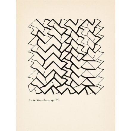 Lantos Ferenc: Vonalrajz, 1980